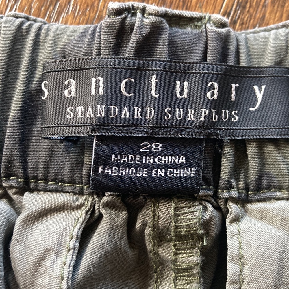 Sanctuary Rolled Camo Gorpcore Streetwear Utility Shorts - Picture 11 of 12